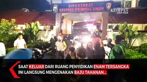 Enam Tersangka Tragedi Kanjuruhan Ditahan Di Rutan Polda Jatim Video