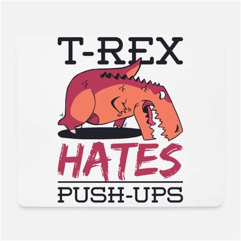 T Rex Hates Pushups Wallpaper