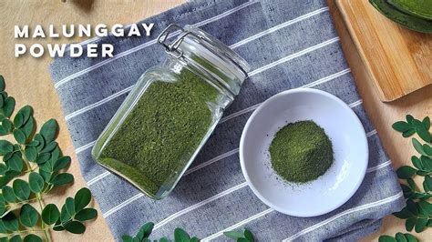 How To Make Malunggay Powder At Home How To Make Moringa Powder Youtube