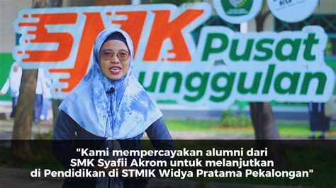 Banyak Lulusan Smk Syafi I Akrom Yang Melanjutkan Ke Stmik Widya