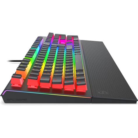 SPC Gear GK650K Omnis Gaming Tastatur Schwarz Transparent DE Layout