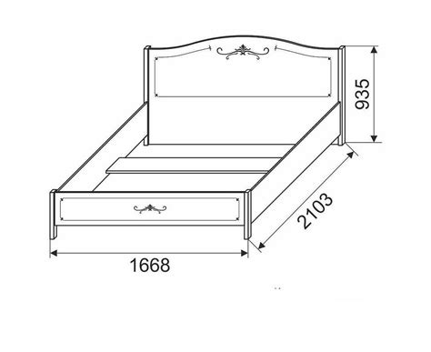 Размеры евро кровати двуспальной: длина и ширина двуспальной и ...