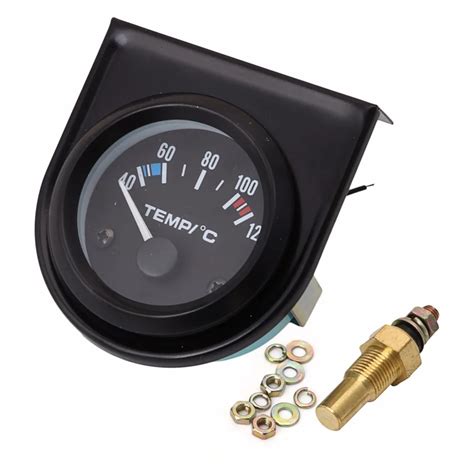 Ootdty Black Car Auto Digital Led Water Temp Temperature Gauge Kit