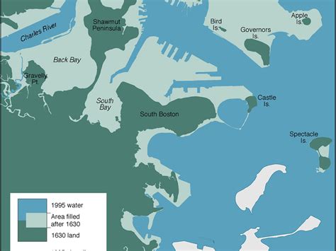 Old Boston Vs New Boston Map - Gillie Donnamarie