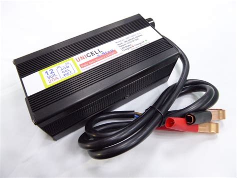 12v 20a Smart Battery Charger For Wetagmgel Sealed Lead Acid Battery Unicell