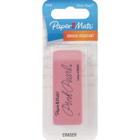 PINK PEARL ERASER LARGE CARDED | Bahamas Office and School Supplies