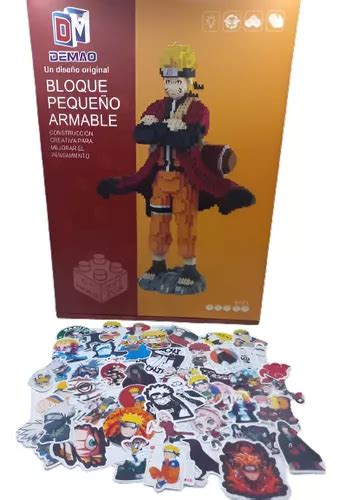 Figura Naruto Sabio Shippuden Mini Bloques Stickers