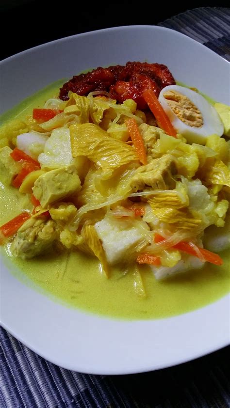 Lontong Dan Kuah Lodeh Masakan Terengganu Resepi Masakan Malaysia