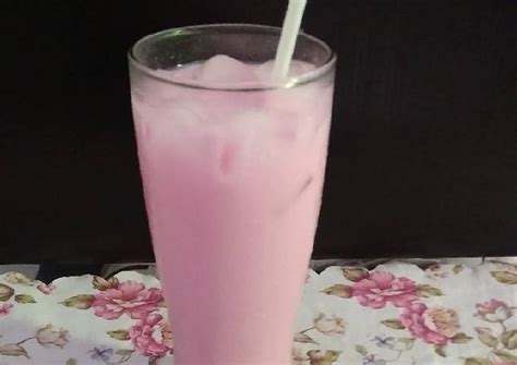 Resep Pink Lava Dari Sirup Kulit Buah Naga Oleh Nur Ummu Faris Cookpad