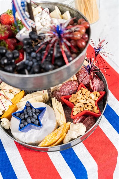 July 4th Charcuterie Board Stock Photo Image Of Closeup 260129352