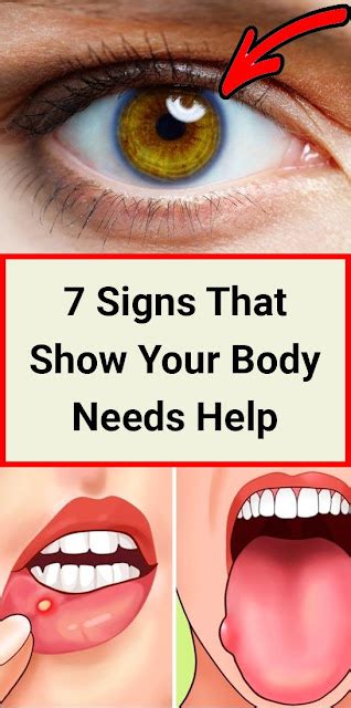 Signs That Warn You That Your Body Needs Help Wellness Cool