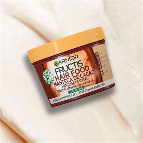 Garnier Fructis Hair Food Mascarilla Manteca De Cacao Intensiva 390 Ml