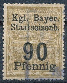 Stamp Value On Winged Wheel Germany Imperial Era Private Post