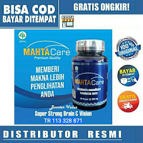 Jual Mahtacare Kapsul Vitamin Mata Obat Mata Katarak Minus Silinder