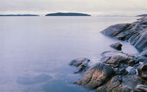 Landscape Stones Sea Water Horizon Island Rocks Hd Nature Wallpapers