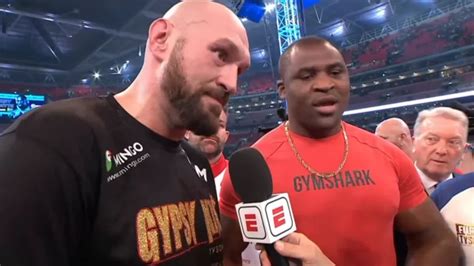 Tyson Fury Zmierzy Si Z Francisem Ngannou Znamy Zasady I Dat Walki