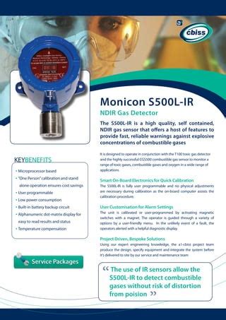 Monicon S L Ir Ndir Gas Detector Pdf