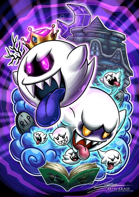 Toon Boos King Boo And Boolosus By Kraus Illustration On Deviantart