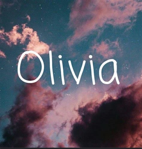 Backround For Laptop With Olivia Name On It Factory Sale