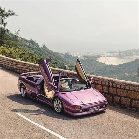 Purple Lamborghini lurkin' Lamborghini Diablo #rickross # ...