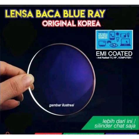 Jual Lensa Minus Plus Anti Radiasi Bluray Proteksi Sinar Biru Shopee