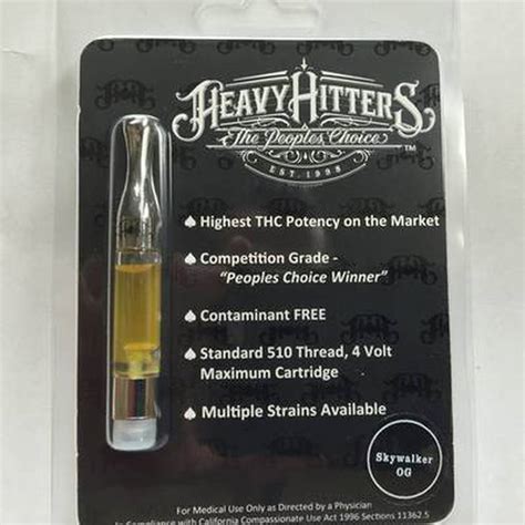 Heavy Hitters Vape 1g Cartridge Jack Herer