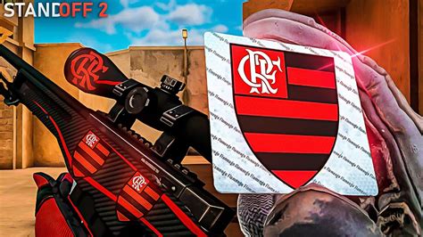 O ADESIVO DO FLAMENGO CHEGOU NO STANDOFF 2 faça crafts insanos YouTube