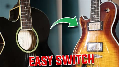 How To Transition From Acoustic To Electric Guitar Easiest Way Youtube