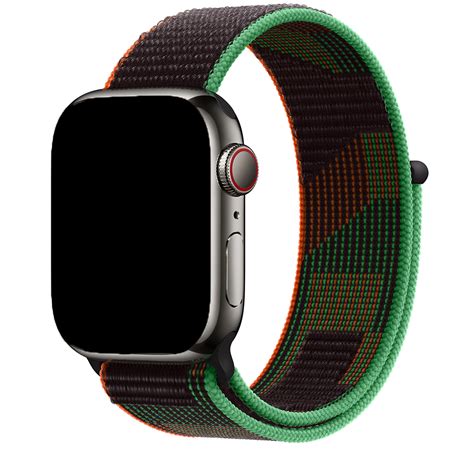 Apple Watch Nylon Sport Loop Black Unity