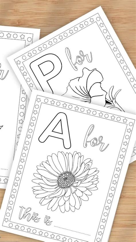 Alphabet Coloring Pages Printable - Flower Alphabet Coloring Pages ...