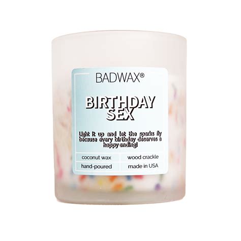 Birthday Sex Birthday Cake Candle Badwax®