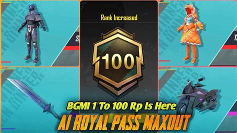 BGMI New Royal Pass A1 Max Out A1 BGMI RP Max Out 7500 UC Royal