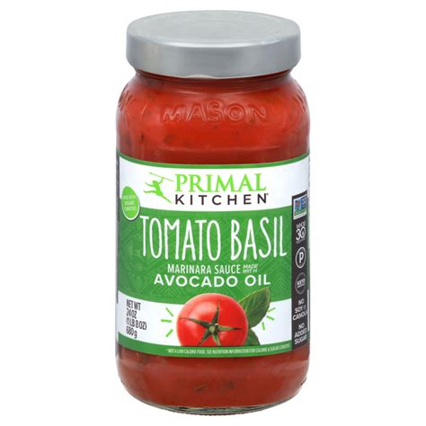 Save On Primal Kitchen Tomato Basil Marinara Pasta Sauce Made With