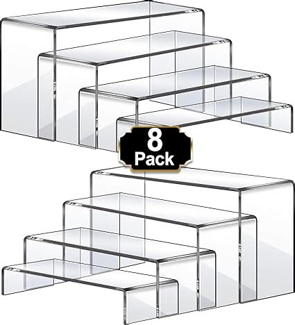 Amazon Aheroi Large Acrylic Risers Pcs Set Acrylic Display