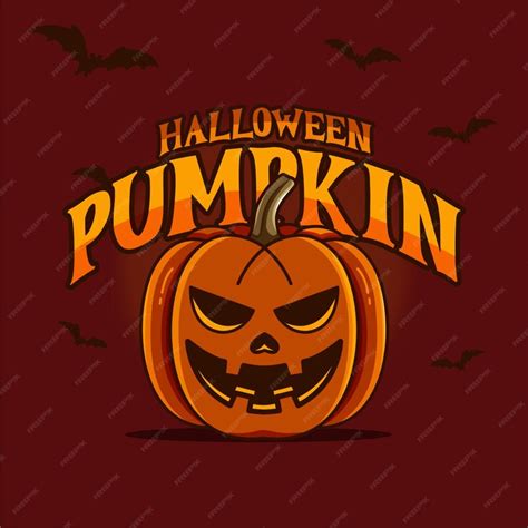 Premium Vector | Pumpkin halloween background wallpaper