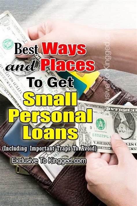 10 Best Places For Small Personal Loans & Danger Traps to Avoid