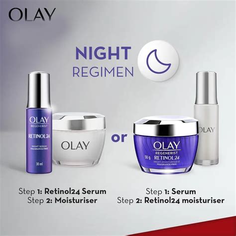 Olay Regenerist Retinol 24 Night Facial Serum 30ml Ohsogo