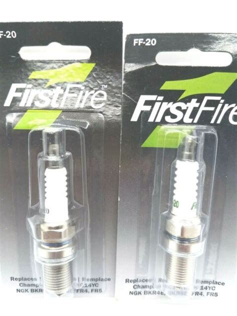 2 Pack First Fire Ff 20 Spark Plug Fits Champion Rc12yc Rc14yc Ngk