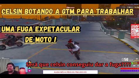 Celsin na fuga de moto contra 3 GTMs será que isso deu bom Quem aí