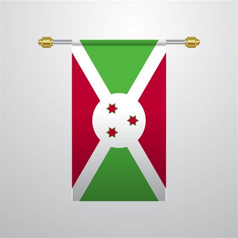 Burundi hanging Flag 14062225 Vector Art at Vecteezy