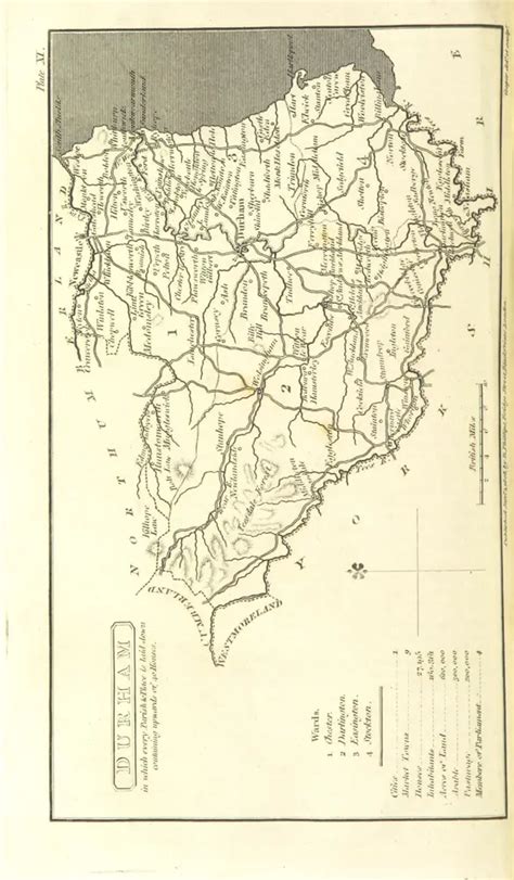 Old maps of County Durham