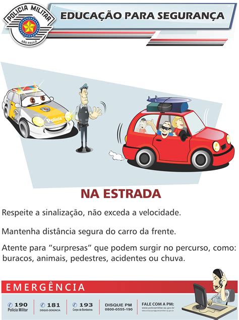 Orientações de Segurança Polícia Militar SP