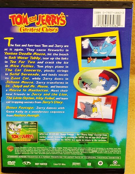 Tom And Jerry Greatest Chases Dvd