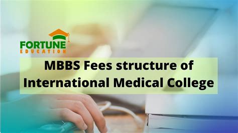 Fees Structure Of International Medical College