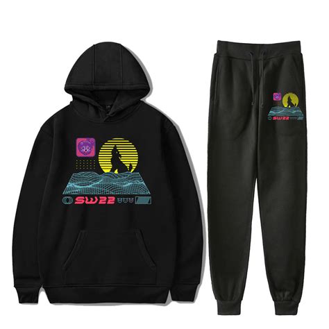 Sssniperwolf Synthwave Rapper Pullover Hoodie Sets Sssniperwolf Store