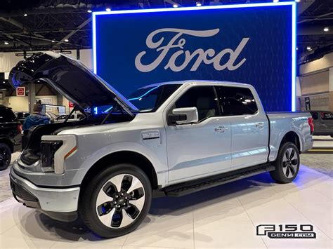 F Lightning In Iced Blue Silver At Seattle Auto Show Ford