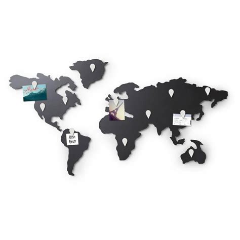 Magnetic World Map Wall Art