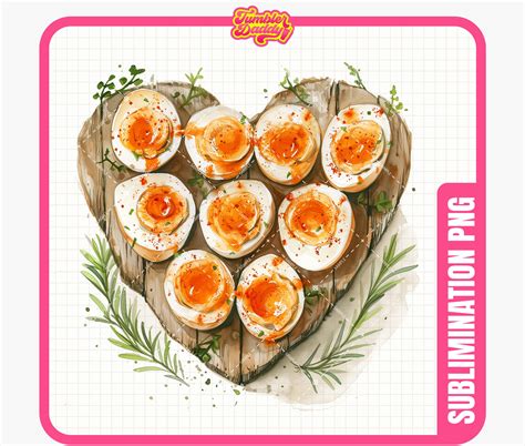 Deviled Egg Heart Clipart Deviled Egg Valentines Clip Art Valentine