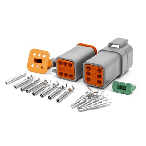 Deutsch DT 6 Pin Stecker Komplett Agrarled De