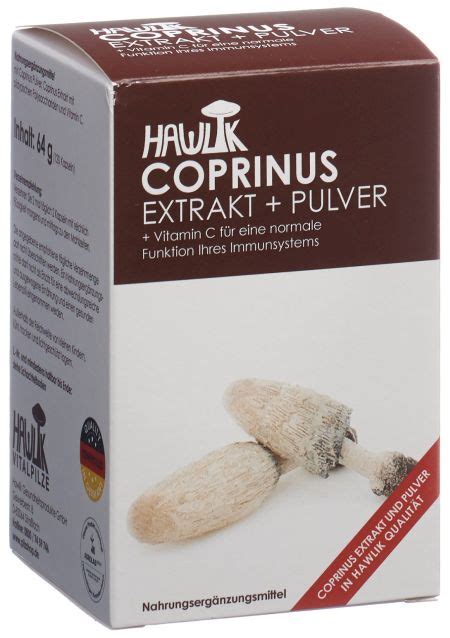 Hawlik Coprinus Extrakt Und Pulver Kaps Stk Regiomed Shop